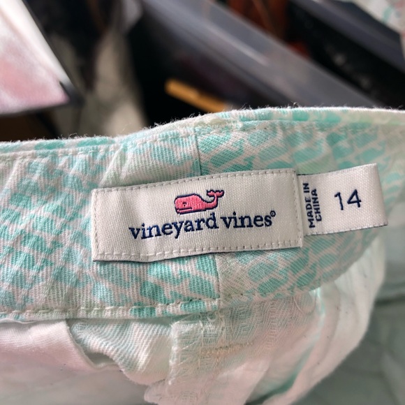 Vineyard Vines Whale Print Cotton Shorts Blue 556 - Picture 5 of 6